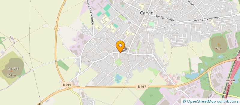 localisation de l'entreprise SERVICE BURGER à CARVIN