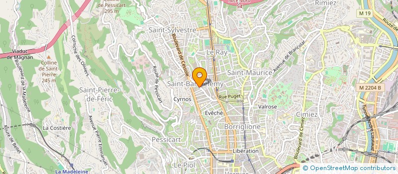 localisation de l'entreprise SERVICE CANIN à NICE