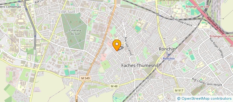 localisation de l'entreprise SERVICE CARS 59  FACHES-THUMESNIL