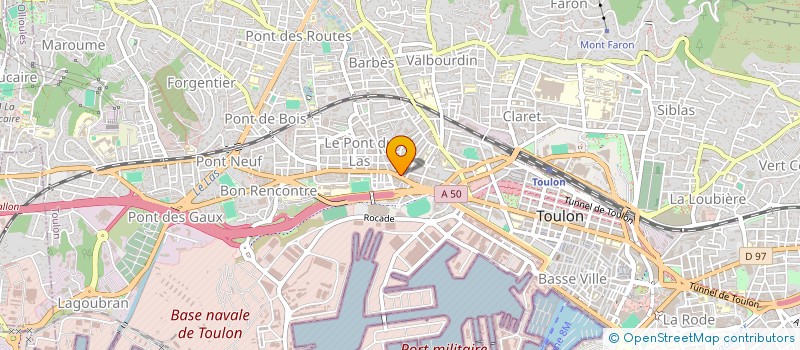 localisation de l'entreprise SERVICE CARTES GRISES à TOULON