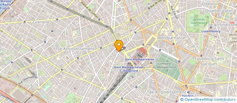localisation de l'entreprise SERVICE CATHOLIQUE DES FUNERAILLES à PARIS
