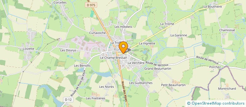localisation de l'entreprise SERVICE CLUB DISTRIBUTION DIRECTE à ROMENAY