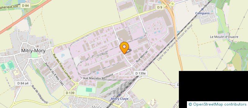 localisation de l'entreprise SERVICE COMMERCIAL AGRO-ALIMENTAIRE à MITRY-MORY