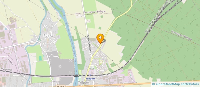 localisation de l'entreprise SERVICE COMMERCIAL DE LA BRIE  TRILPORT