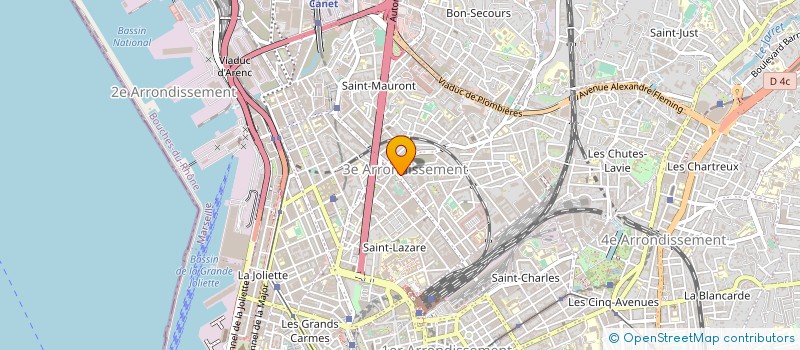 localisation de l'entreprise SERVICE COMMERCIAUX à MARSEILLE