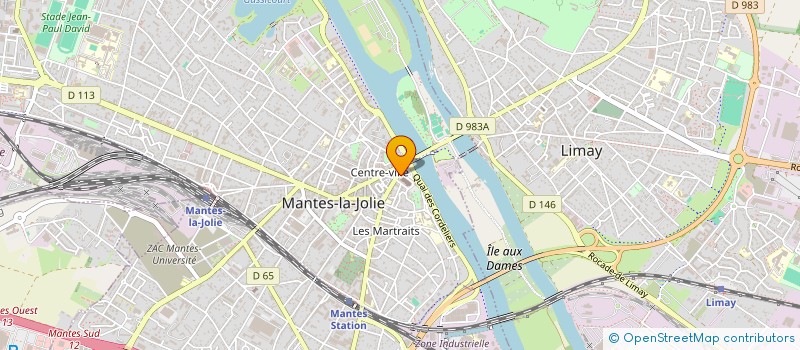 localisation de l'entreprise SERVICE COMMUNICATION DES CATHOLIQUES DU MANTOIS  MANTES-LA-JOLIE