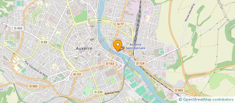 localisation de l'entreprise SERVICE COMPRIS  AUXERRE