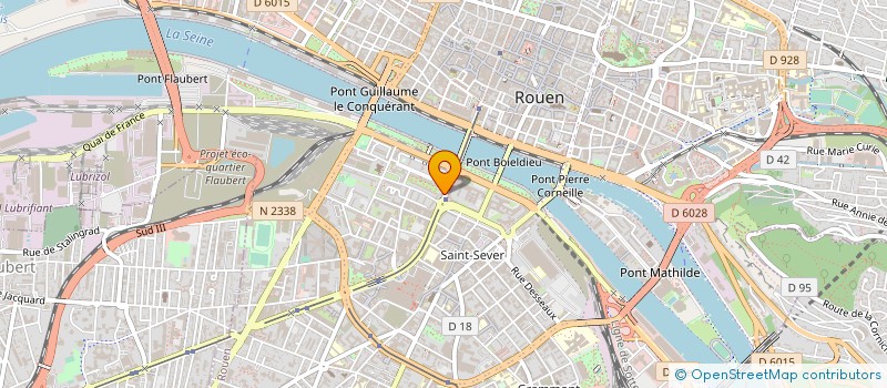 localisation de l'entreprise SERVICE COMPUTER à ROUEN
