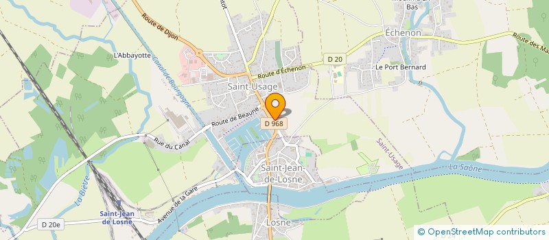 localisation de l'entreprise SERVICE CONFORT 21 à SAINT-USAGE