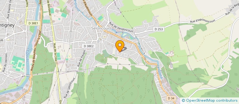 localisation de l'entreprise SERVICE CONFORT HABITAT  AUDINCOURT