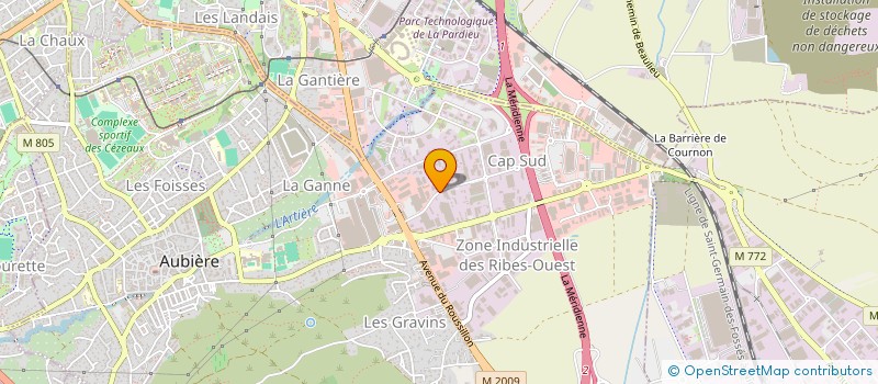 localisation de l'entreprise SERVICE CONSEIL HABITAT à AUBIERE
