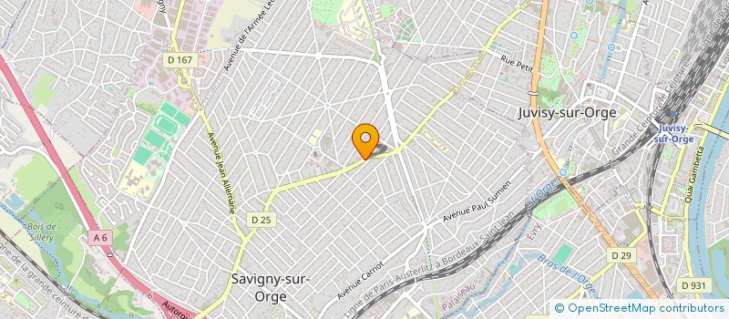 localisation de l'entreprise SERVICE CONSEIL INGENIERIE EN IMMOBILIER  SAVIGNY-SUR-ORGE
