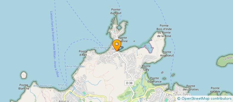 localisation de l'entreprise SERVICE CONSEIL INTERNATIONNAL à LES TROIS-ILETS