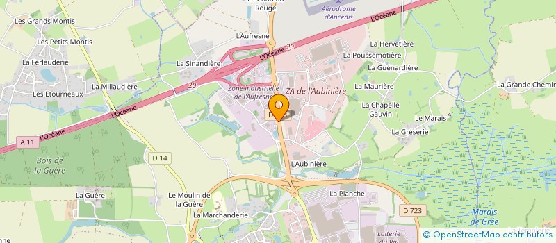 localisation de l'entreprise SERVICE CONSEIL IT à ANCENIS-SAINT-GEREON
