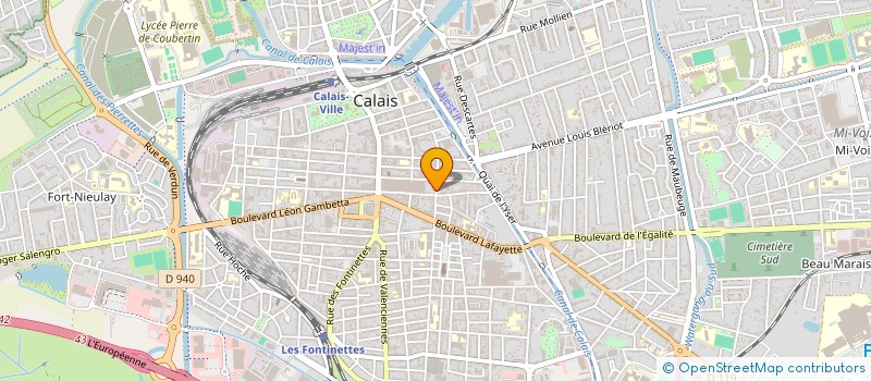 localisation de l'entreprise SERVICE CONSEIL LOGEMENT à CALAIS