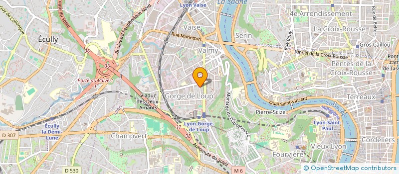 localisation de l'entreprise SERVICE COORDINATION AGENCEMENT  LYON