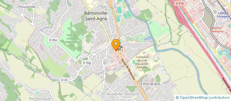 localisation de l'entreprise SERVICE CORRESPONDANCE PASSAGERS à RAMONVILLE-SAINT-AGNE