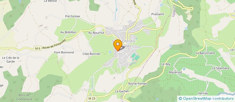 localisation de l'entreprise SERVICE COSTUMES  AUX DOIGTS DE FEES   SAINT-CHRISTO-EN-JAREZ