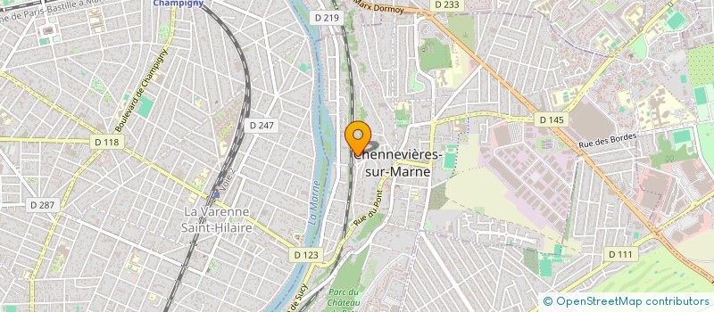 localisation de l'entreprise SERVICE COURANT à CHAMPIGNY-SUR-MARNE