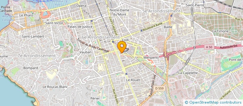 localisation de l'entreprise SERVICE COURSES TRANSPORTS à MARSEILLE