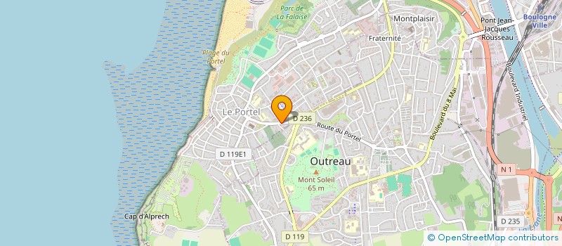 localisation de l'entreprise SERVICE D'ACCOMPAGNEMENT AUX MINEURS ISOLES  LE PORTEL