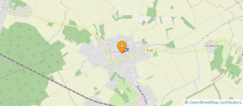 localisation de l'entreprise SERVICE D AIDE A DOMICILE à GARANCIERES