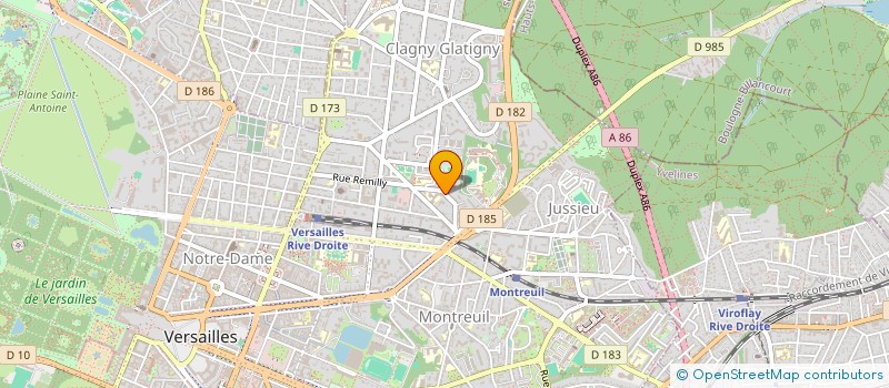 localisation de l'entreprise SERVICE D'AIDE MEDICALISE A LA MAISON à VERSAILLES