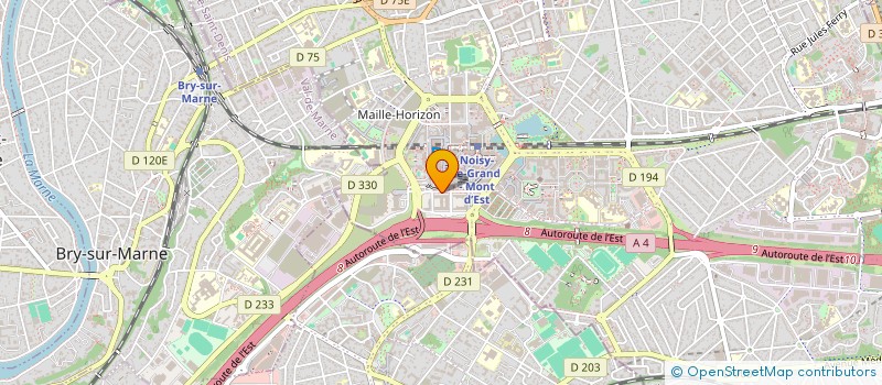 localisation de l'entreprise SERVICE D'APPUI AUX RESSOURCES HUMAINES à NOISY-LE-GRAND