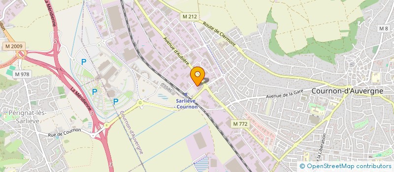localisation de l'entreprise SERVICE D ASSAINISSEMENT BEAUDONNAT à COURNON-D'AUVERGNE