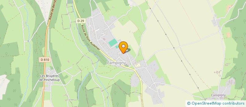 localisation de l'entreprise SERVICE D'ENTRAIDE DES EGLISES BIBLIQUES SEDEB  CAMPIGNY