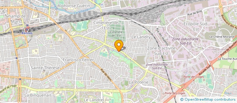 localisation de l'entreprise SERVICE D HOTELLERIE ET DE CAFETERIE à RENNES