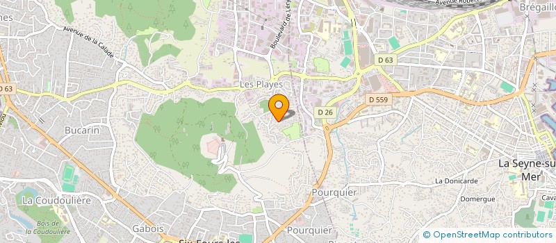 localisation de l'entreprise SERVICE D'HYGIENE FUNERAIRE à SIX-FOURS-LES-PLAGES