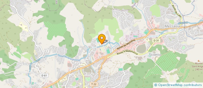 localisation de l'entreprise SERVICE D'INCENDIE ET DE SECOURS à AJACCIO