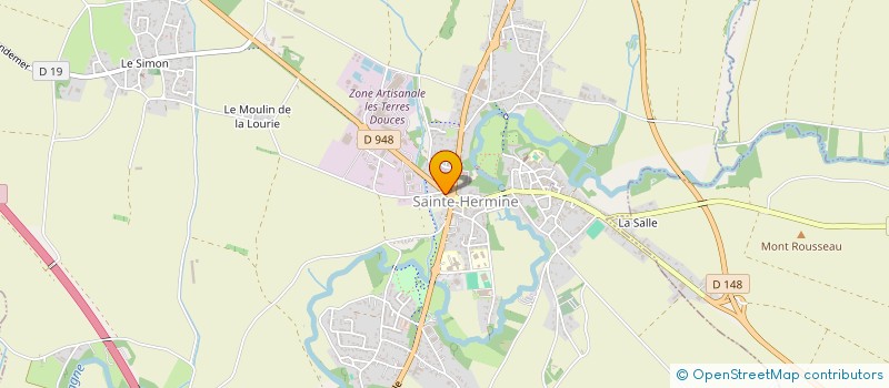 localisation de l'entreprise SERVICE D'INCLUSION ET DE REMOBILISATION à SAINTE-HERMINE