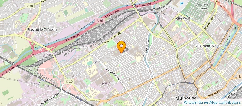 localisation de l'entreprise SERVICE D'URGENCE SOCIALE à MULHOUSE