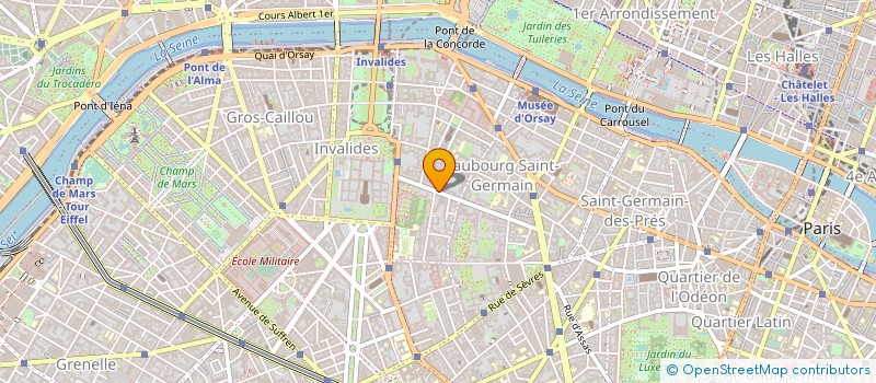 localisation de l'entreprise SERVICE DE CONTROLE BUDGETAIRE ET COMPTABLE MINISTERIEL AGRICULTURE à PARIS