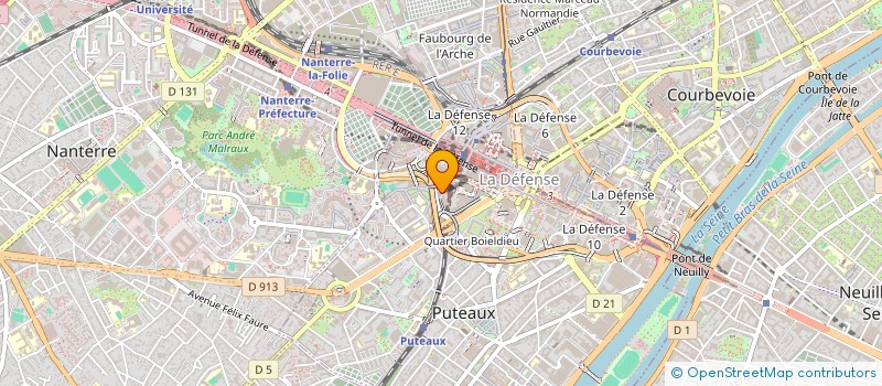 localisation de l'entreprise SERVICE DE CONTROLE BUDGETAIRE ET COMPTABLE MINISTERIEL TRANSITION ECOLOGIQUE ET SOLIDAIRE à PUTEAUX