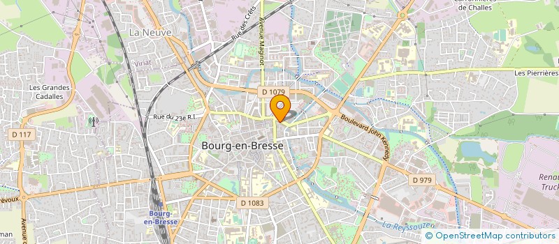 localisation de l'entreprise SERVICE DE DESINFECTION VETERINAIRE  BOURG-EN-BRESSE