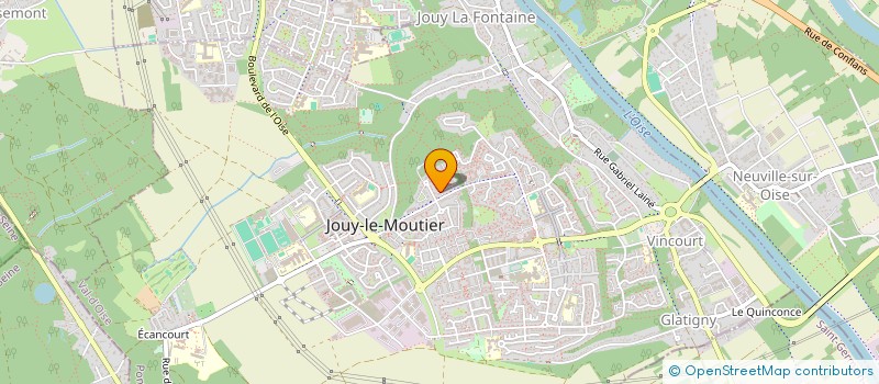 localisation de l'entreprise SERVICE DE GARDIENNAGE INTERVENTION SECURITE PRIVEE à JOUY-LE-MOUTIER