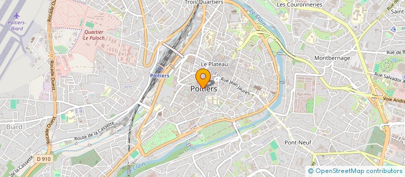 localisation de l'entreprise SERVICE DE L'ASSAINISSEMENT DE POITIERS à POITIERS
