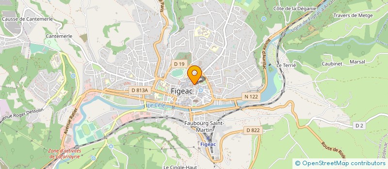 localisation de l'entreprise SERVICE DE L'EAU DE FIGEAC à FIGEAC