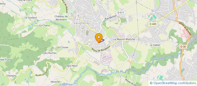 localisation de l'entreprise SERVICE DE L OUEST LYONNAIS à VAUGNERAY