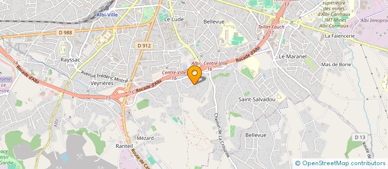 localisation de l'entreprise SERVICE DE PREVENTION ET DE SANTE AU TRAVAIL INTERENTREPRISES 81 à ALBI