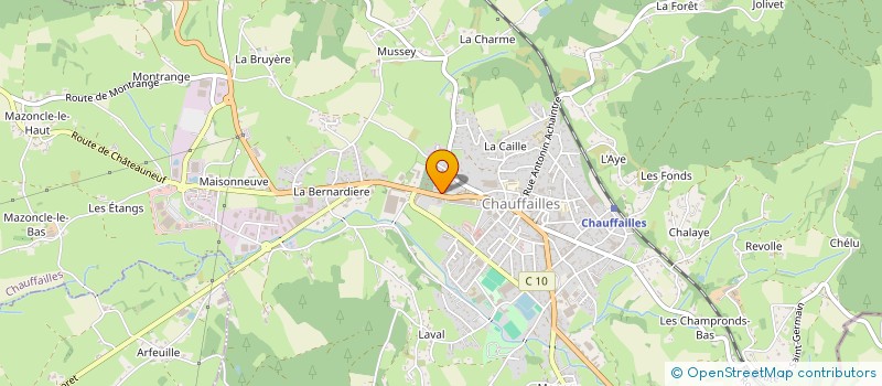localisation de l'entreprise SERVICE DE REMPL CHAUFFAILLES LA CLLA CLAYETTE à CHASSIGNY-SOUS-DUN