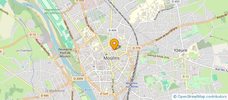 localisation de l'entreprise SERVICE DE REMPLACEMENT  MOULINS