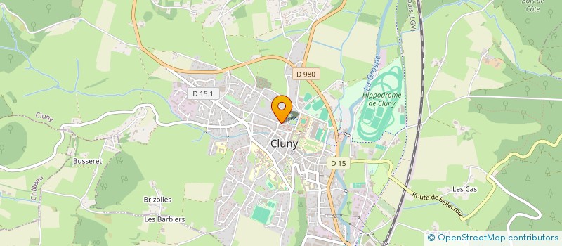 localisation de l'entreprise SERVICE DE REMPLACEMENT CLUNY à CLUNY