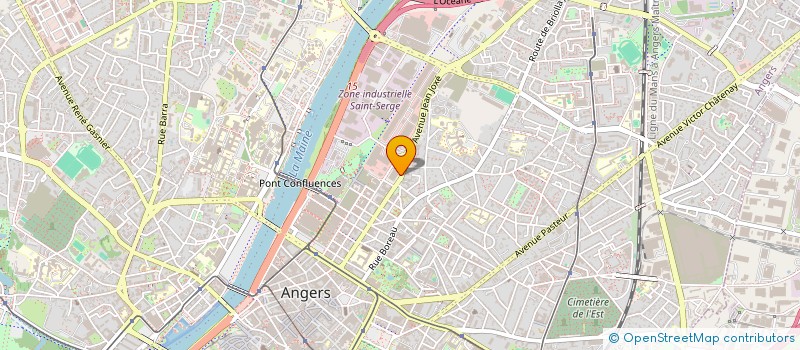 localisation de l'entreprise SERVICE DE REMPLACEMENT D'ANGERS GRPT EM à ANGERS