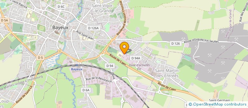 localisation de l'entreprise SERVICE DE REMPLACEMENT DU BESSIN à BAYEUX