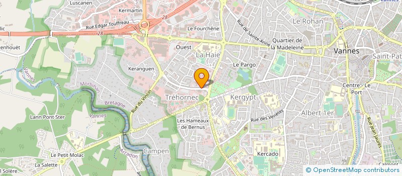 localisation de l'entreprise SERVICE DE REMPLACEMENT DU MORBIHAN à VANNES