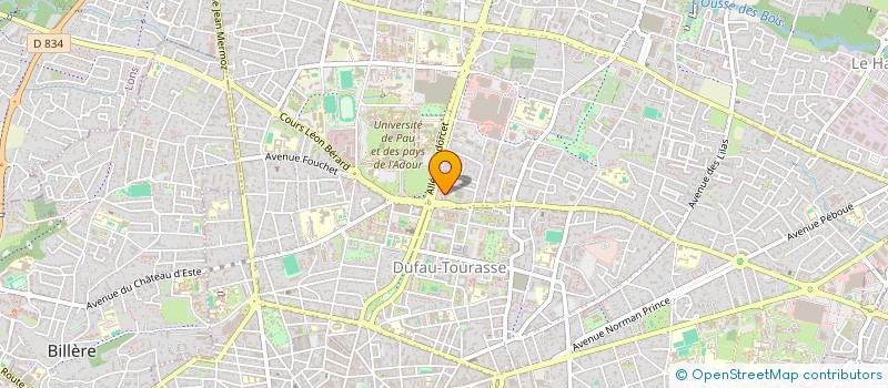 localisation de l'entreprise SERVICE DE REMPLACEMENT EN AGRICULTURE à PAU
